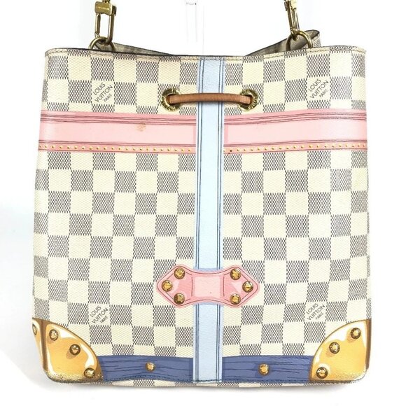 LOUIS VUITTON N41066 Damier Azur Summer Trunk Neonoe 2WAY Shoulder Bag - Picture 3 of 16